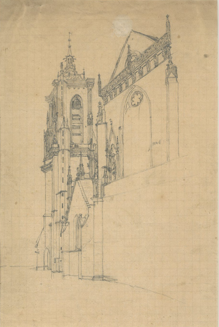 VUE DE COLMAR : CATHEDRALE DE COLMAR_0